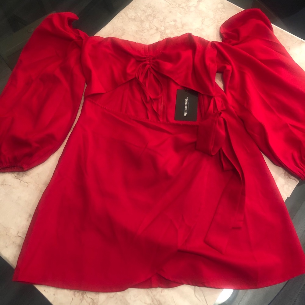 Plus Red Ruched Cut Out Bodycon Dress